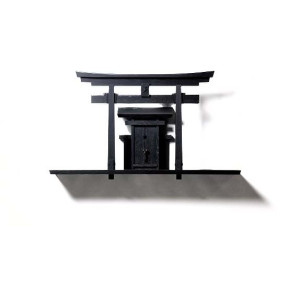 ITSUKUSHIMA kamidana por DAIKUKAI - acabado ebanizado